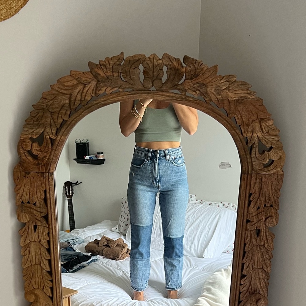 Abercrombie & Fitch patchwork jeans